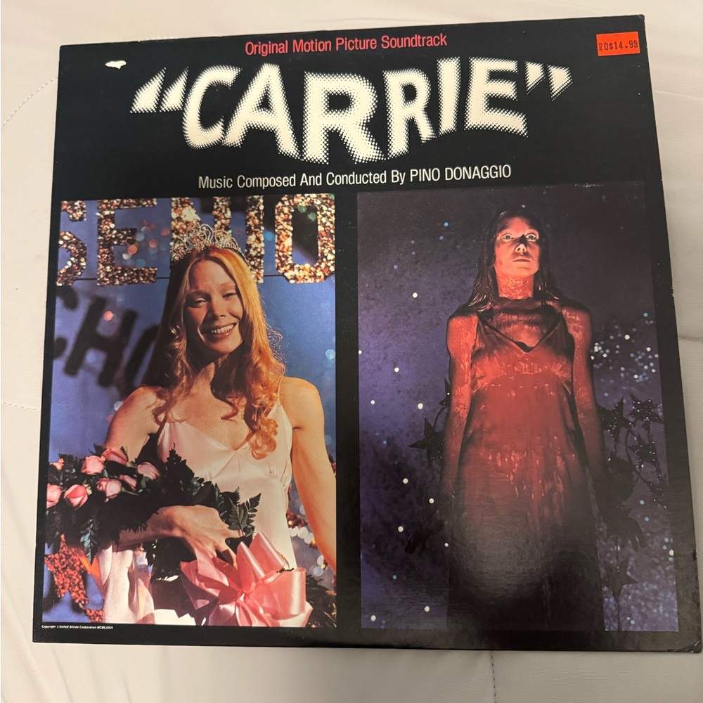 Carrie Original Motion Picture Soundtrack Vinyl